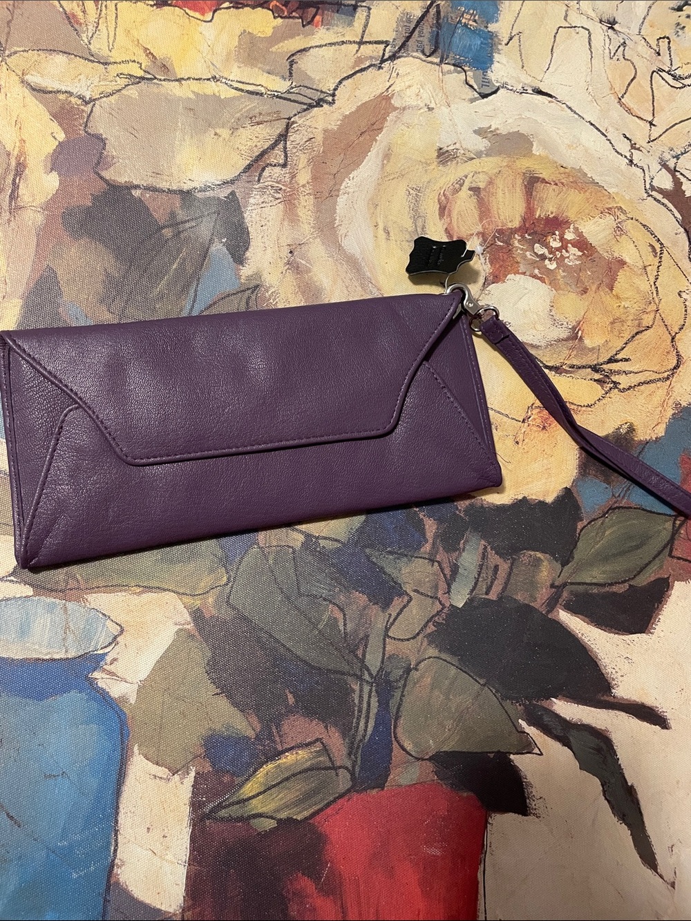 Genuine Leather Wristlet